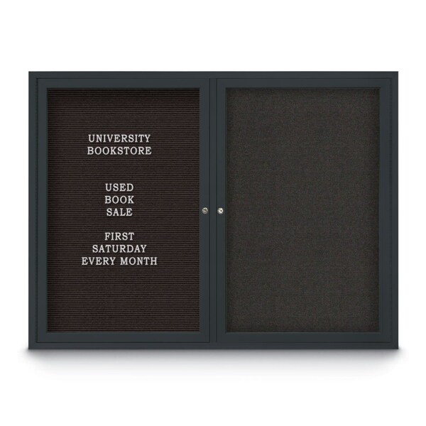 Corkboard, Cobalt/Satin, 36" x 36"
